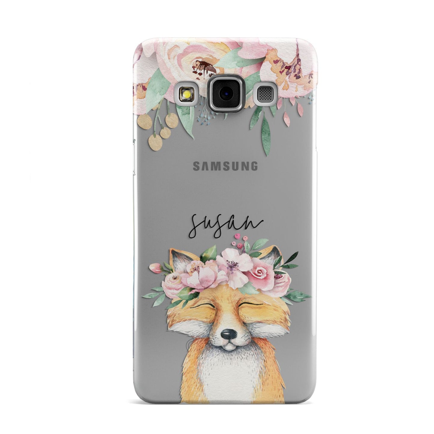 Personalised Fox Samsung Galaxy A3 Case