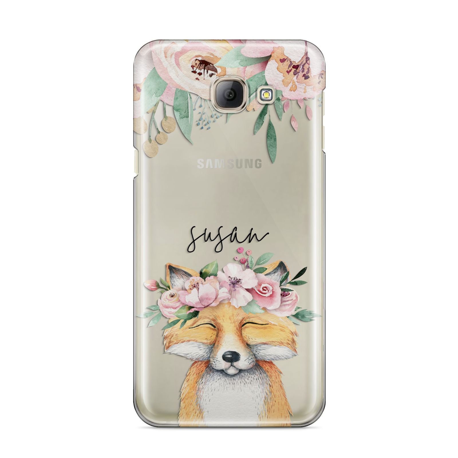 Personalised Fox Samsung Galaxy A8 2016 Case