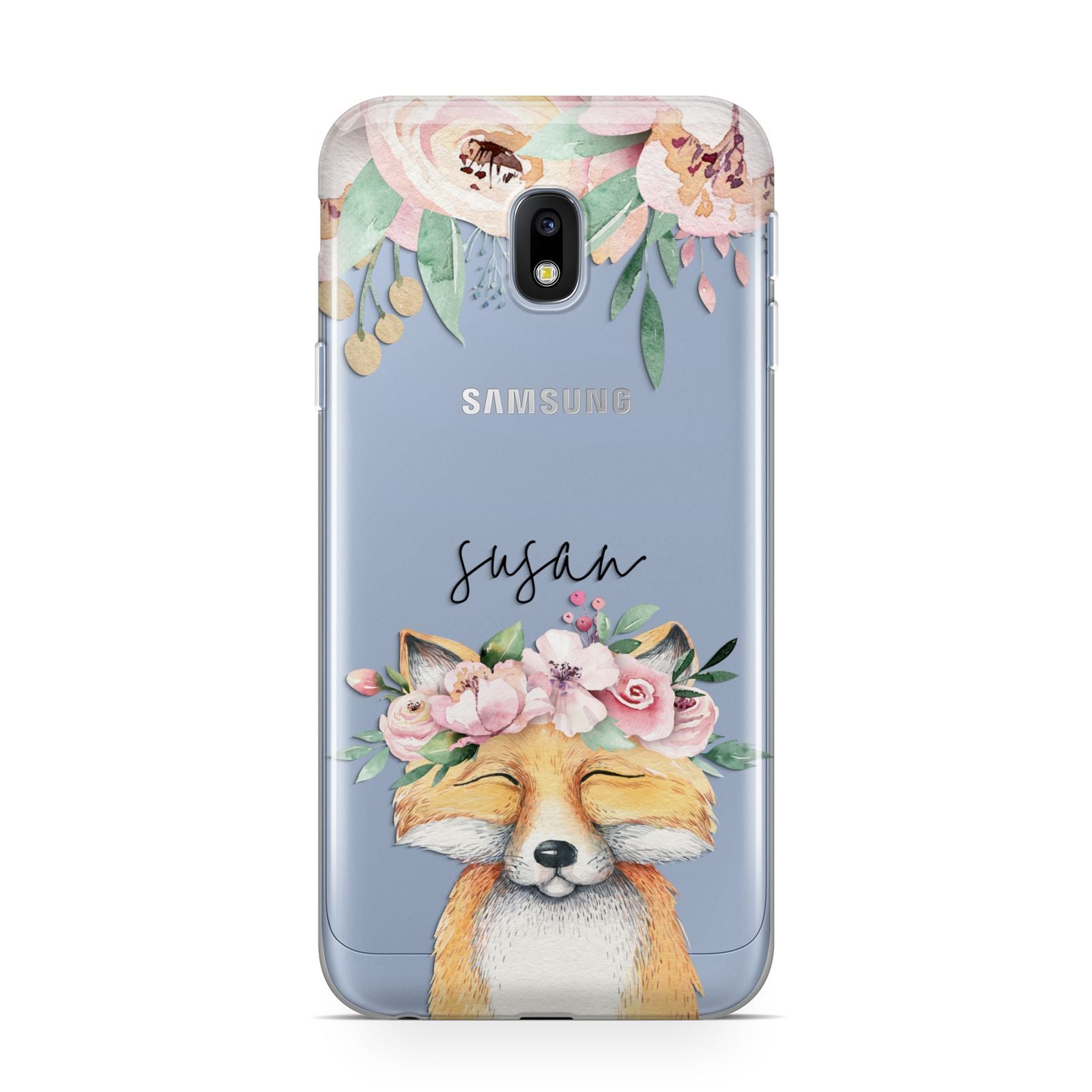 Personalised Fox Samsung Galaxy J3 2017 Case