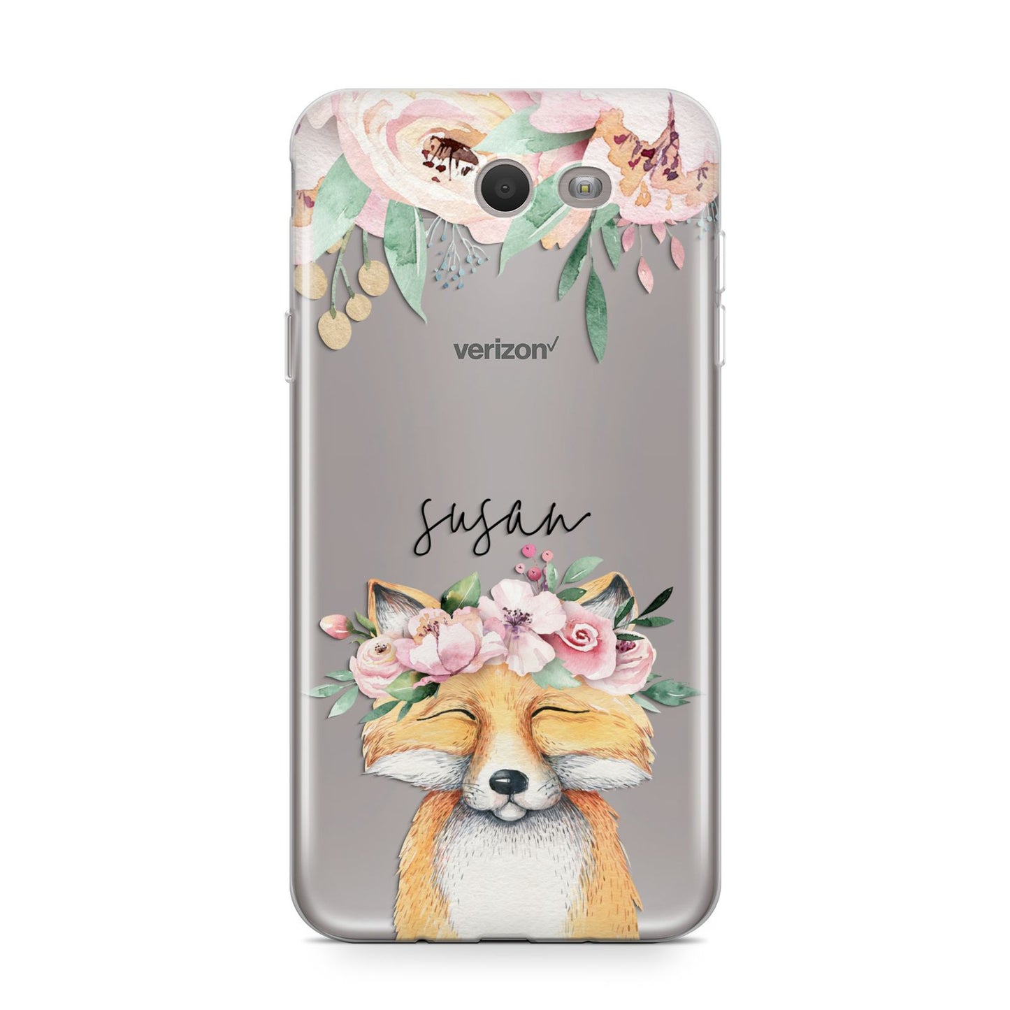 Personalised Fox Samsung Galaxy J7 2017 Case