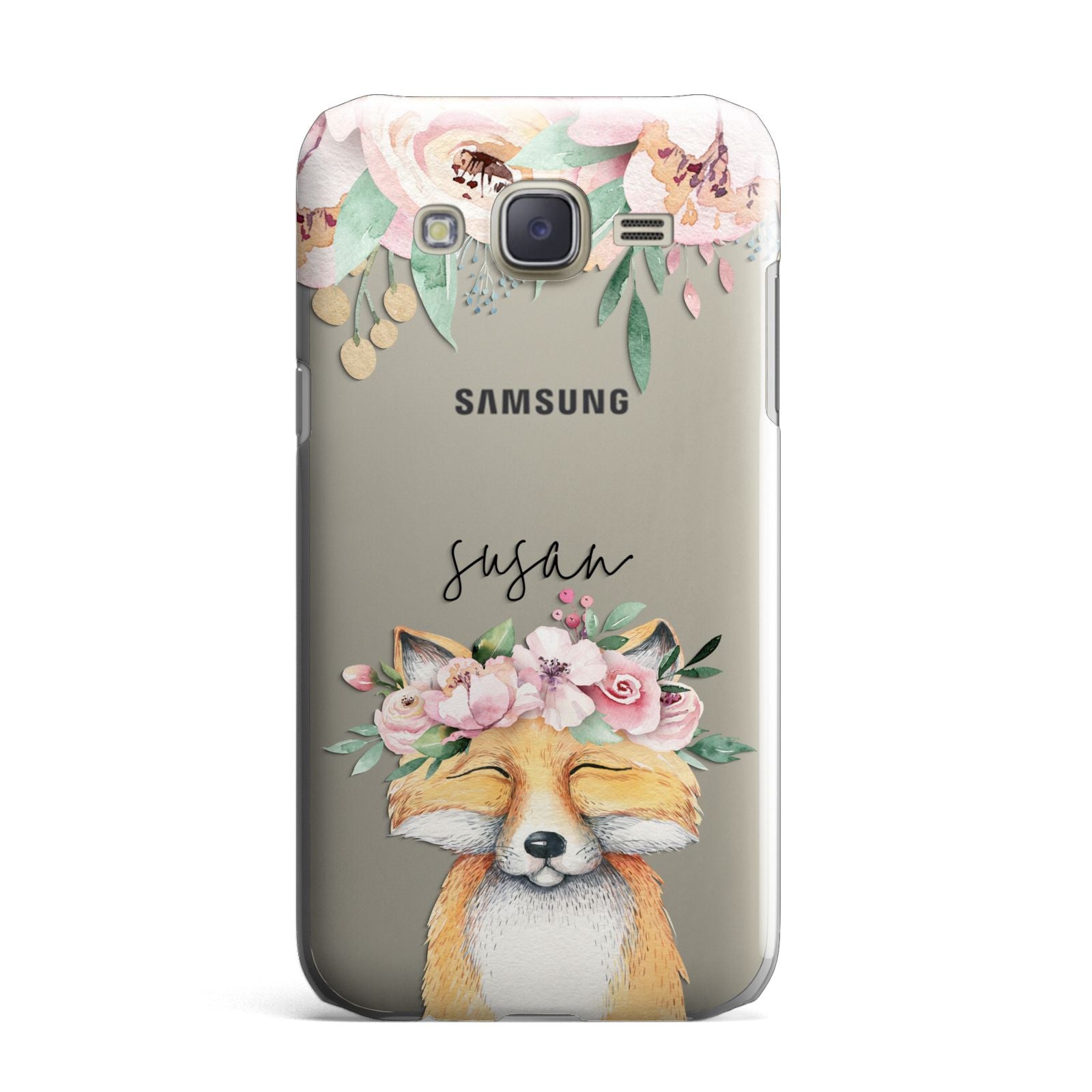Personalised Fox Samsung Galaxy J7 Case