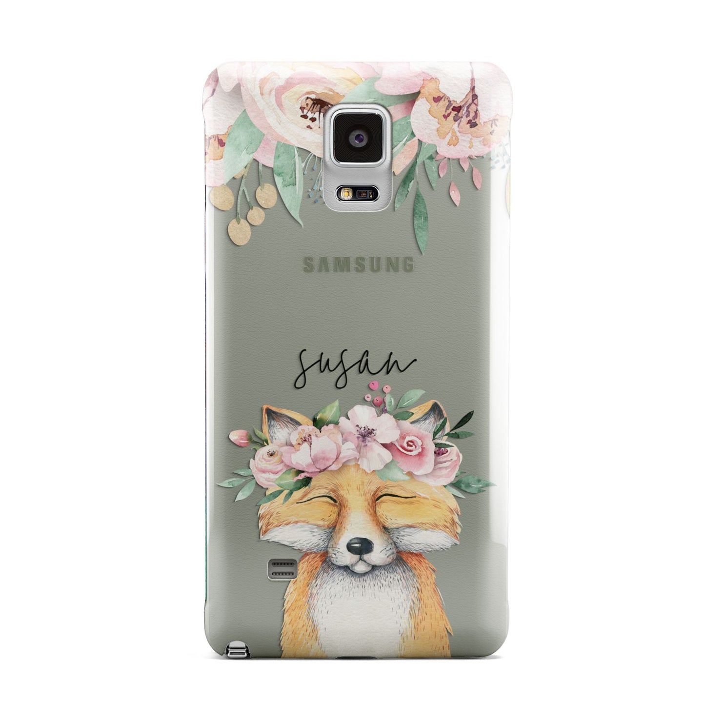 Personalised Fox Samsung Galaxy Note 4 Case