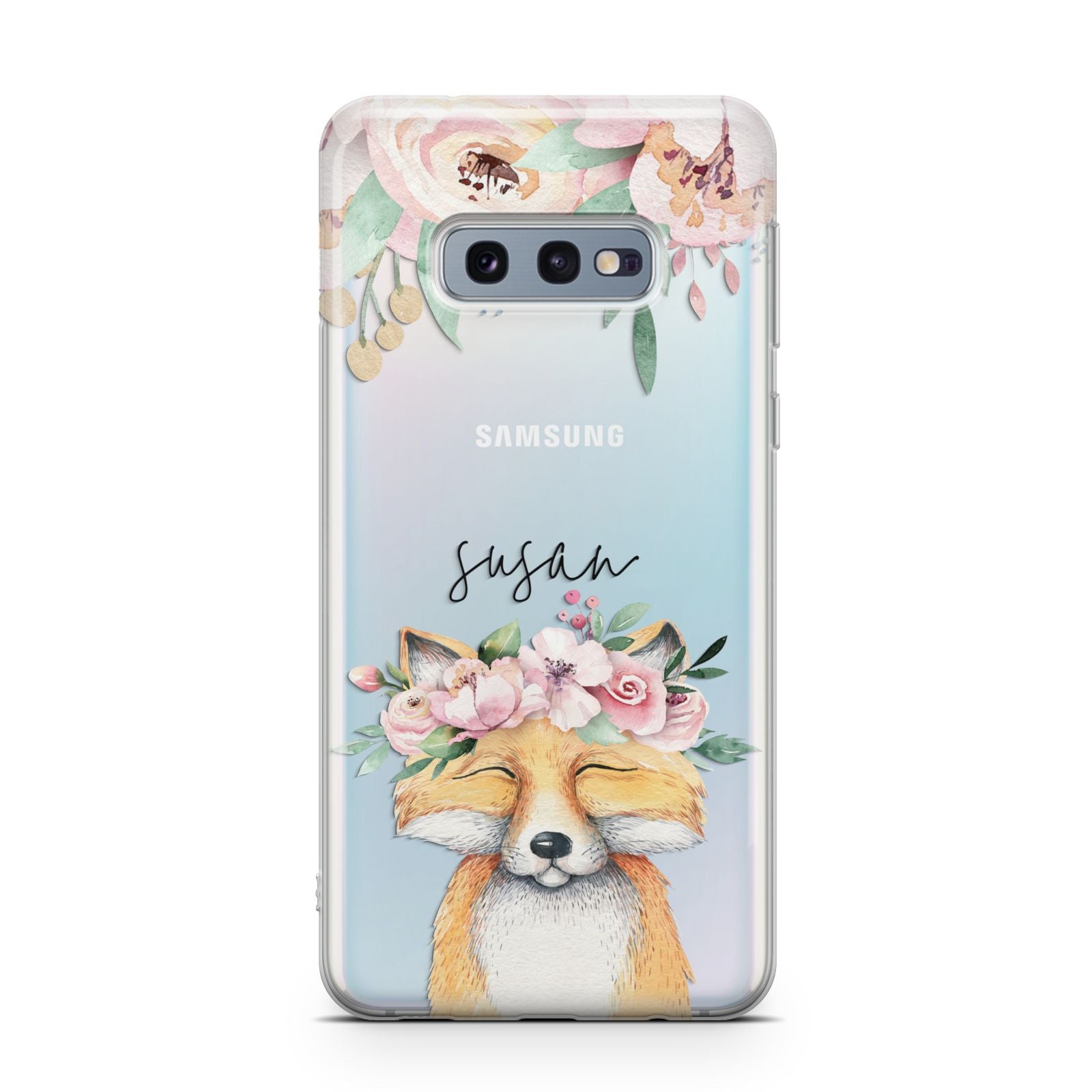 Personalised Fox Samsung Galaxy S10E Case