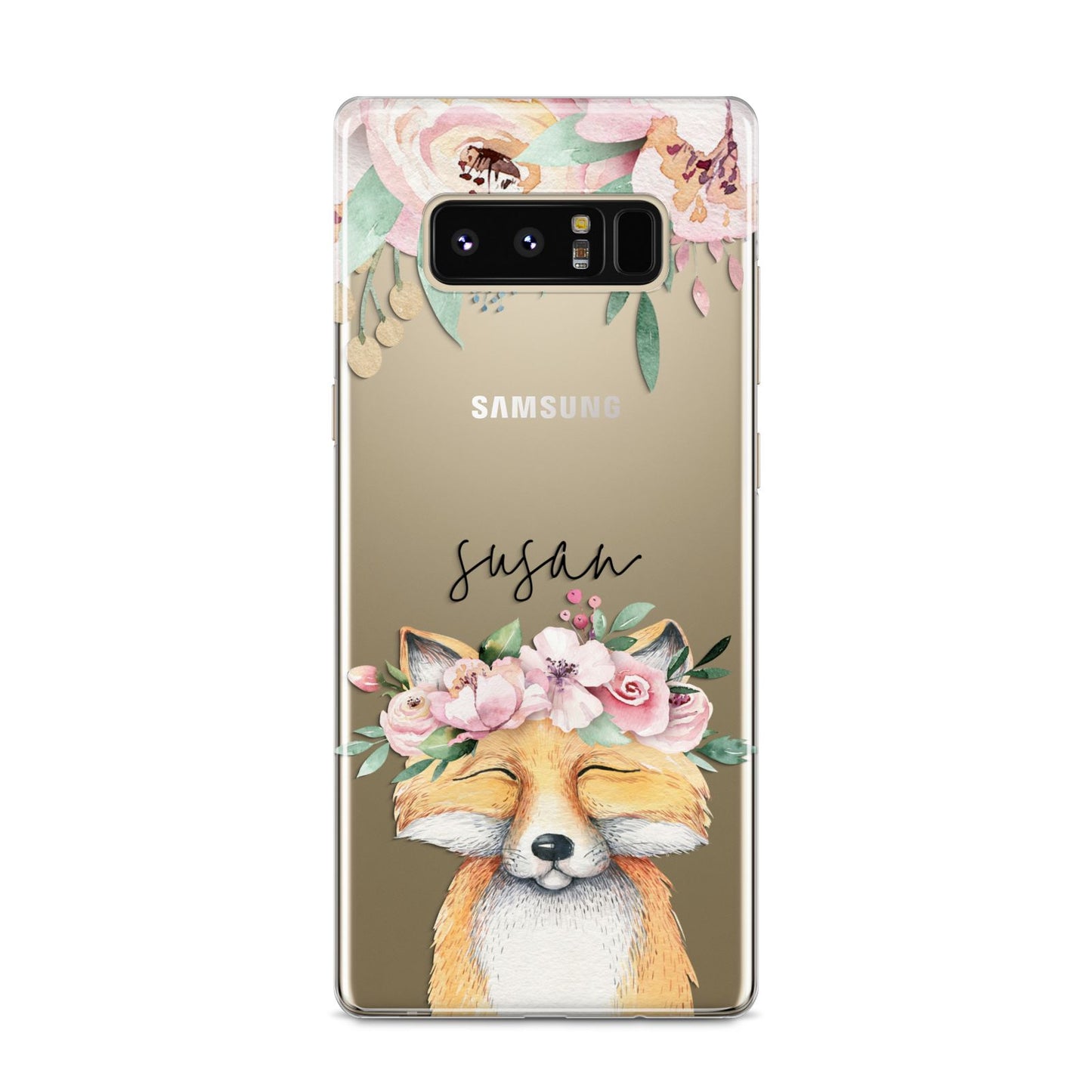 Personalised Fox Samsung Galaxy S8 Case