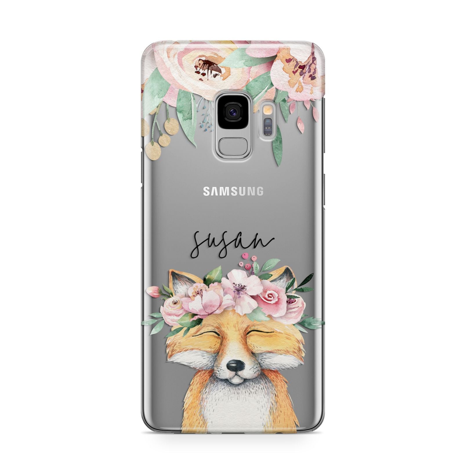 Personalised Fox Samsung Galaxy S9 Case
