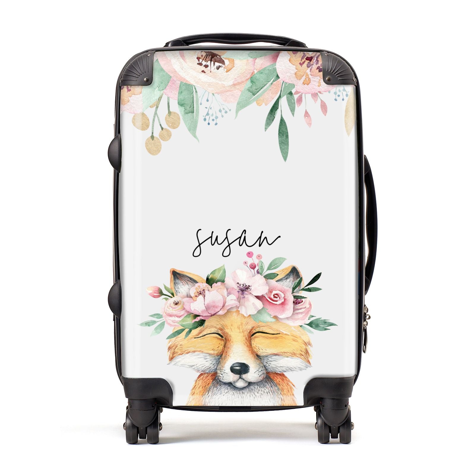 Personalised Fox Suitcase