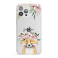 Personalised Fox iPhone 13 Pro Max Clear Bumper Case