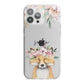Personalised Fox iPhone 13 Pro Max TPU Impact Case with White Edges