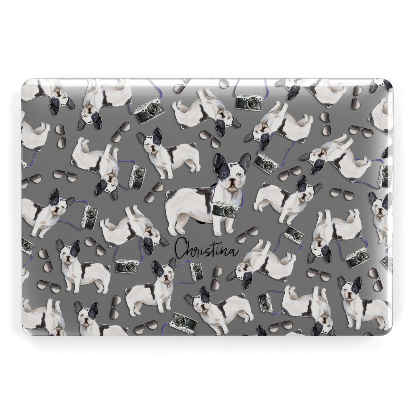 Personalised French Bulldog Apple MacBook Case