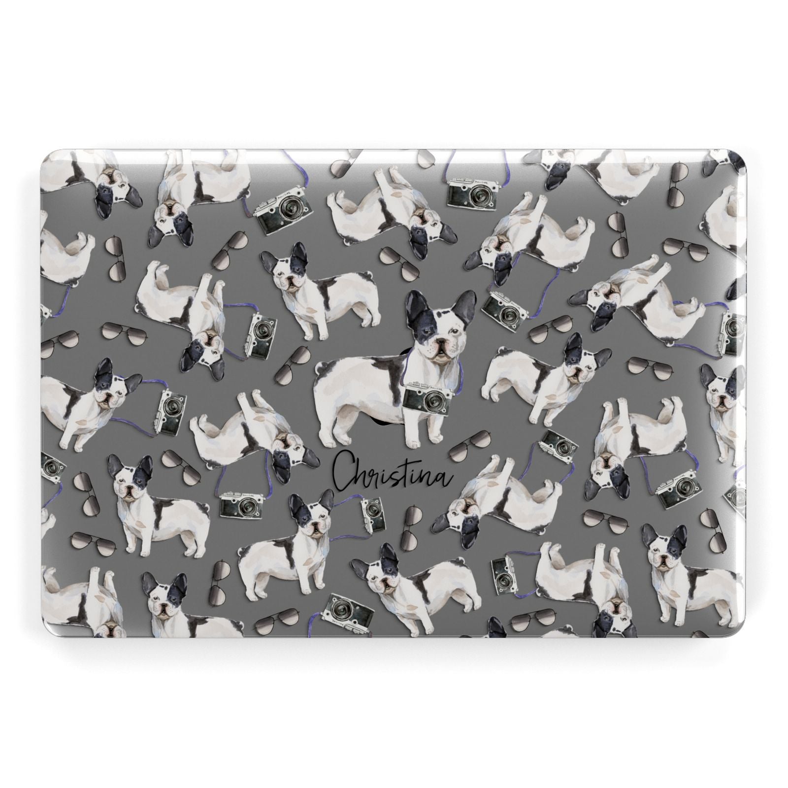 Personalised French Bulldog Apple MacBook Case