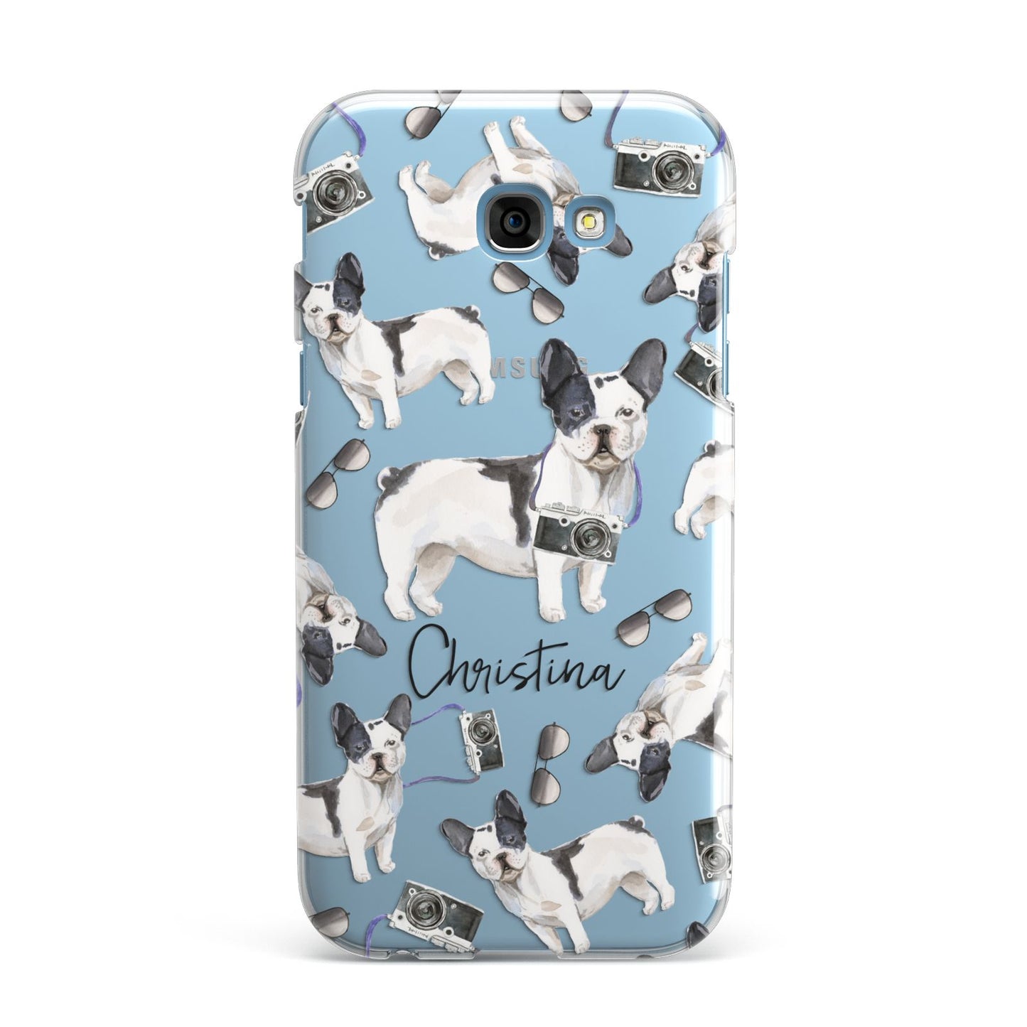 Personalised French Bulldog Samsung Galaxy A7 2017 Case