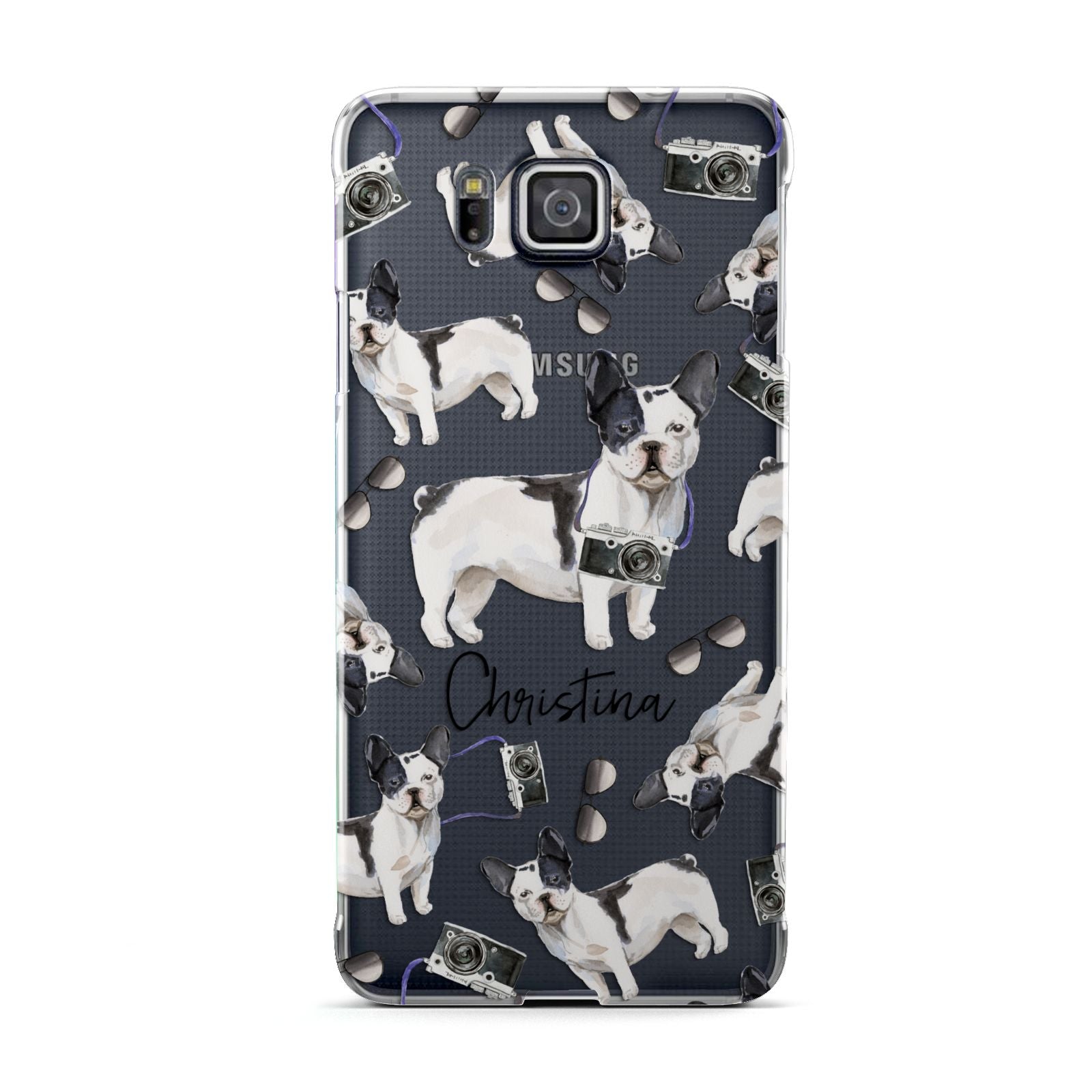 Personalised French Bulldog Samsung Galaxy Alpha Case