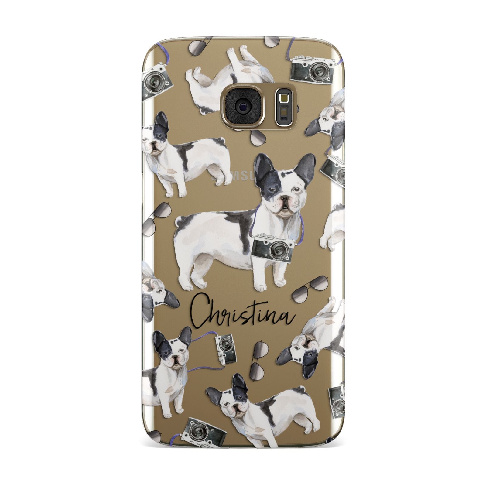 Personalised French Bulldog Samsung Galaxy Case