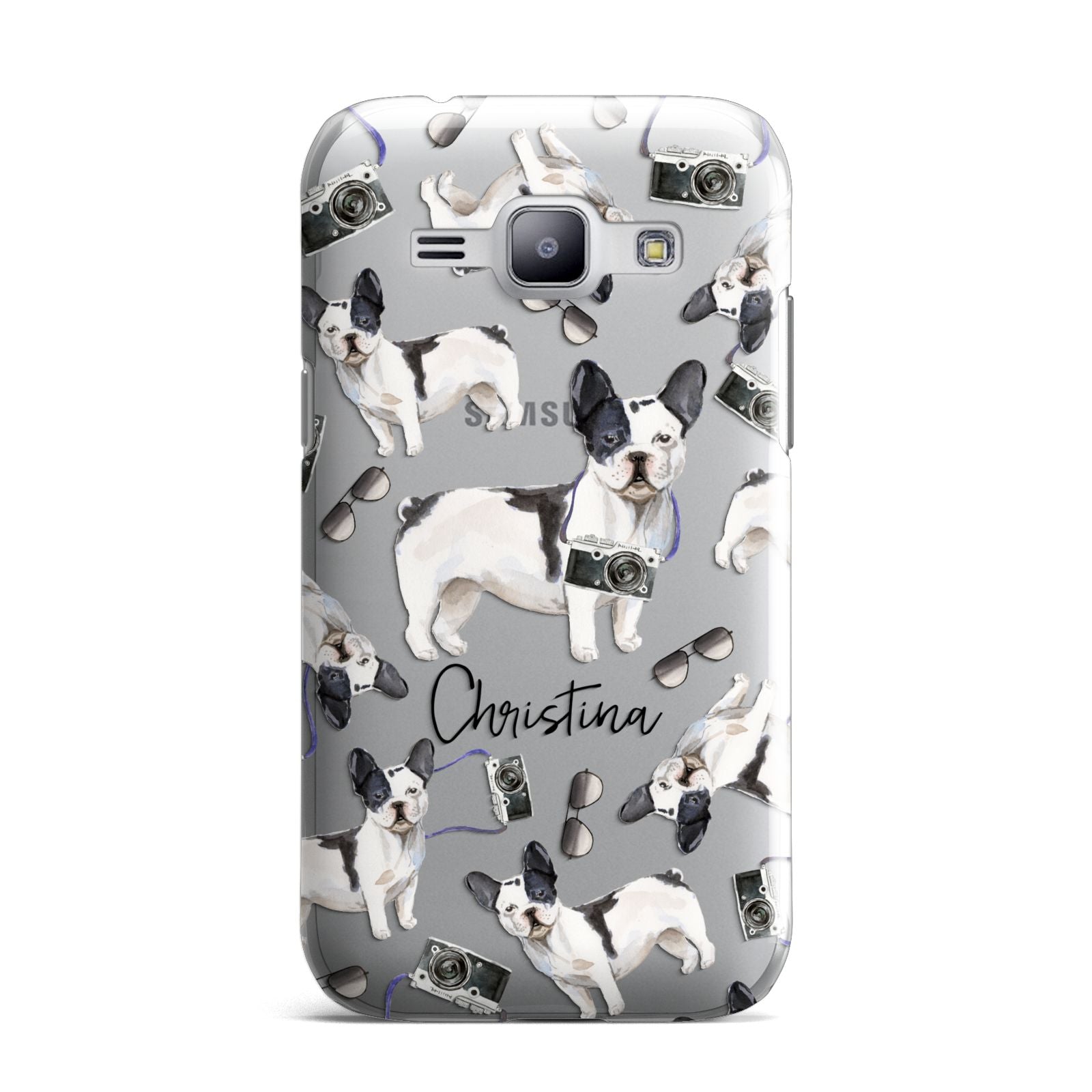 Personalised French Bulldog Samsung Galaxy J1 2015 Case