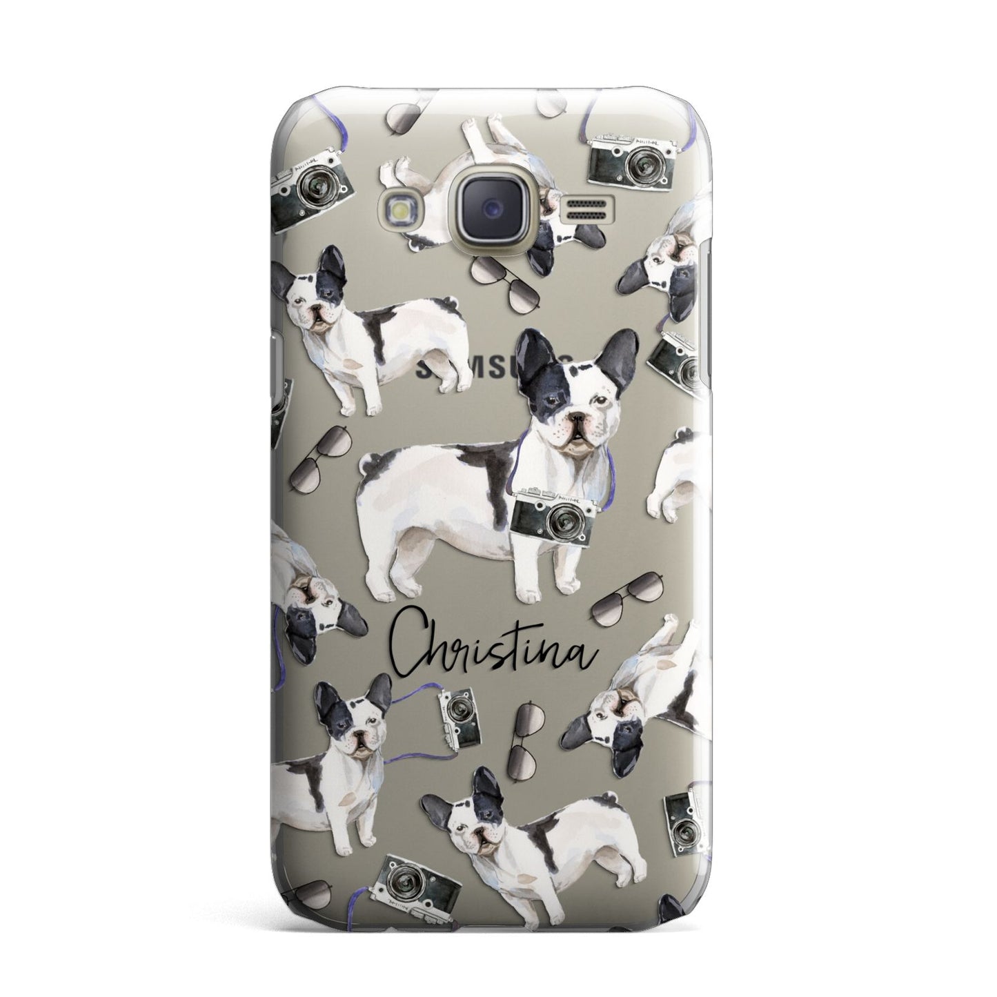 Personalised French Bulldog Samsung Galaxy J7 Case