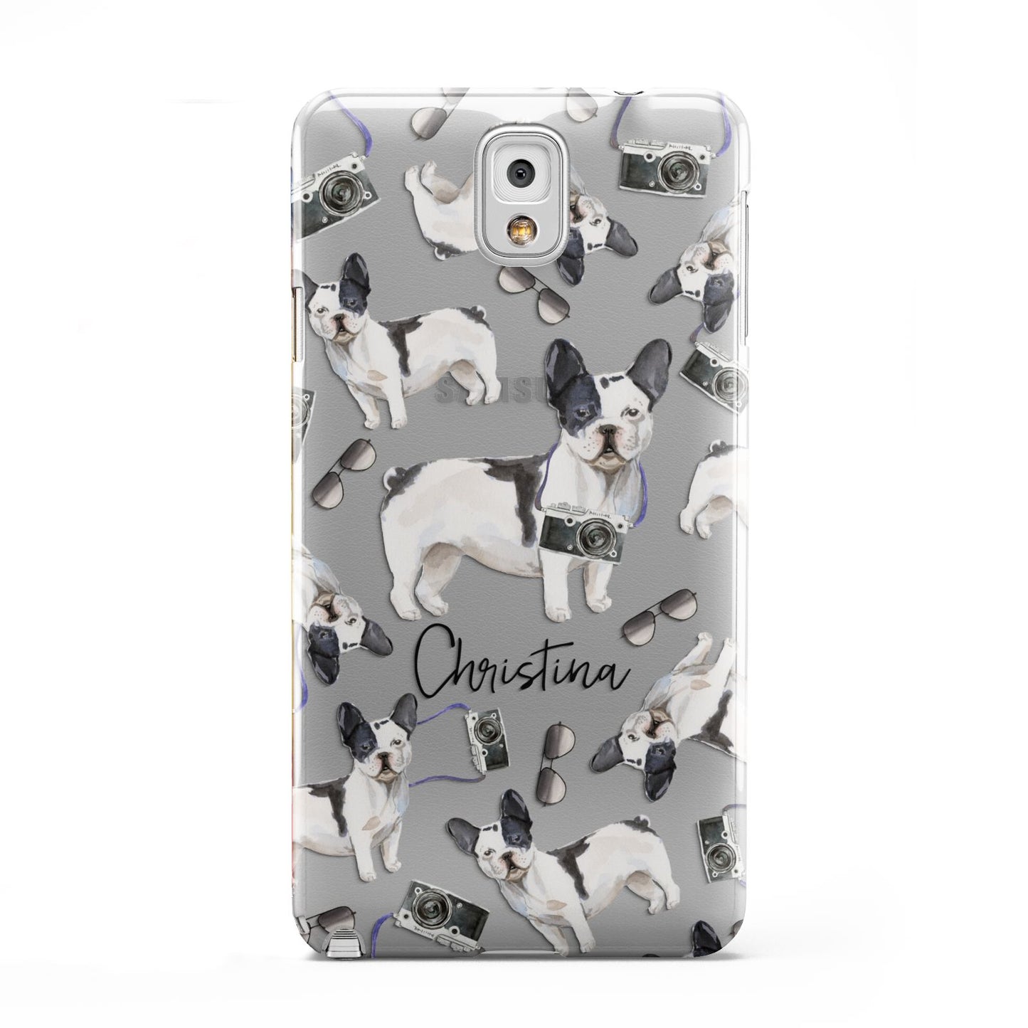 Personalised French Bulldog Samsung Galaxy Note 3 Case