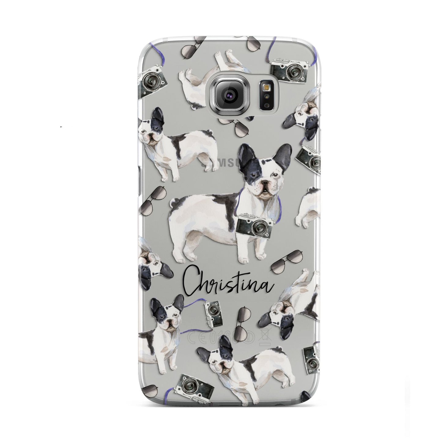 Personalised French Bulldog Samsung Galaxy S6 Case
