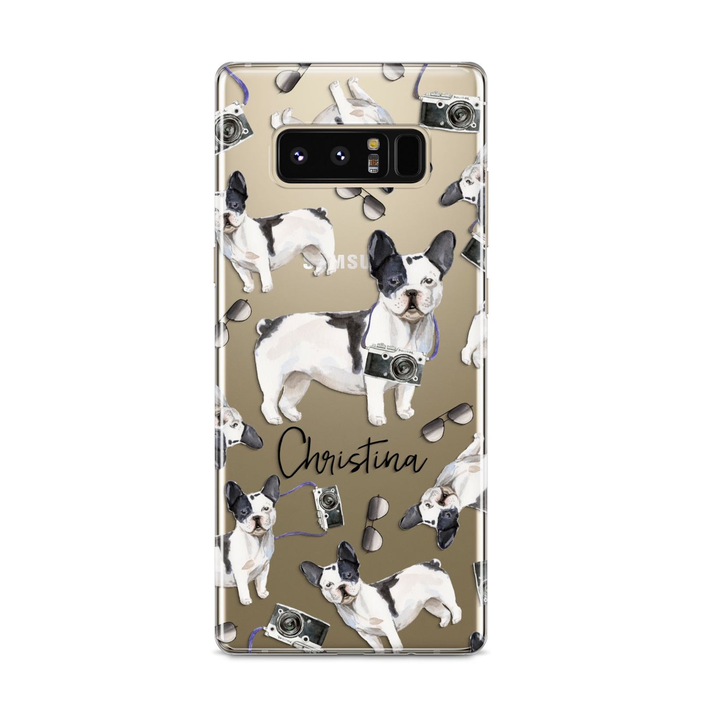 Personalised French Bulldog Samsung Galaxy S8 Case