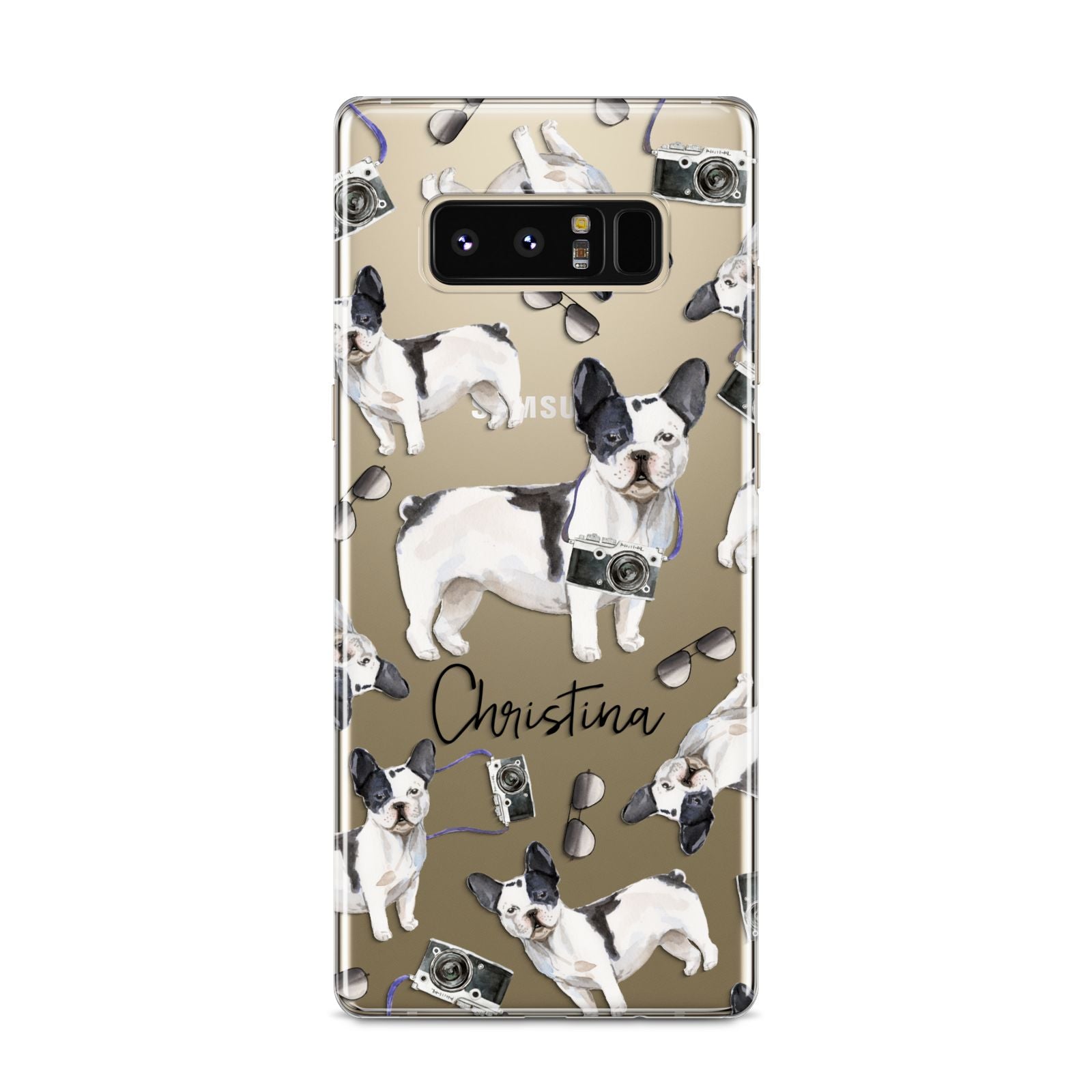 Personalised French Bulldog Samsung Galaxy S8 Case