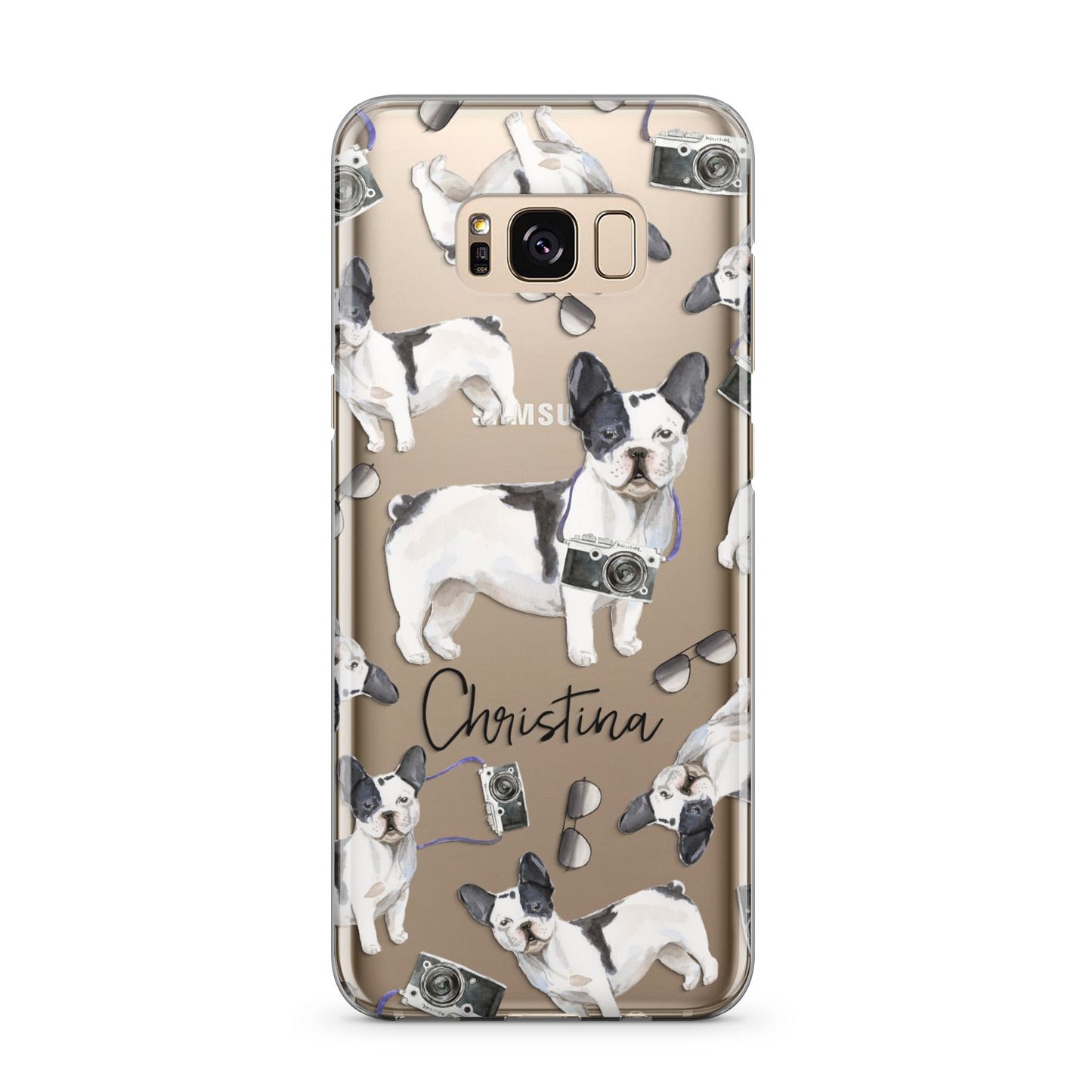 Personalised French Bulldog Samsung Galaxy S8 Plus Case