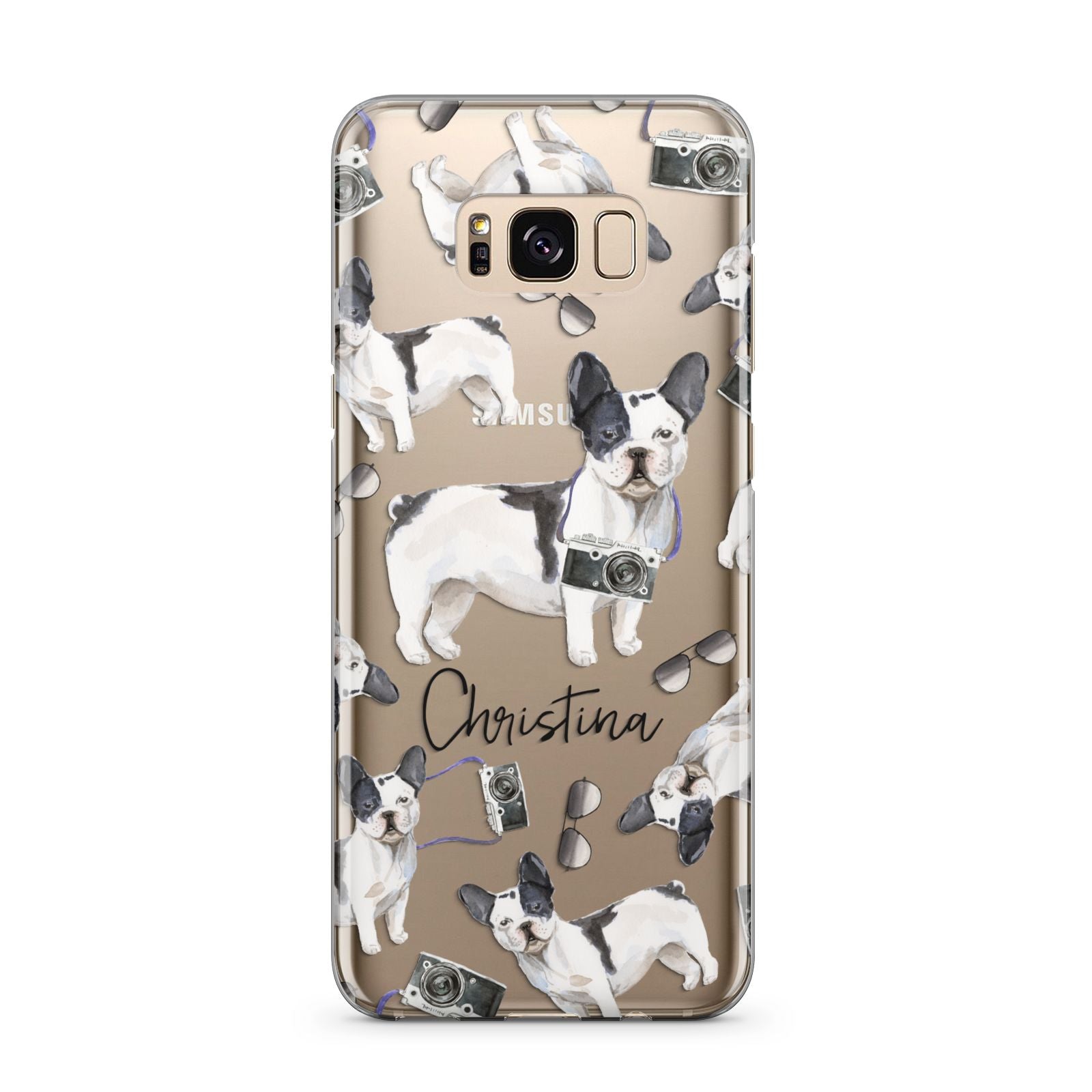 Personalised French Bulldog Samsung Galaxy S8 Plus Case