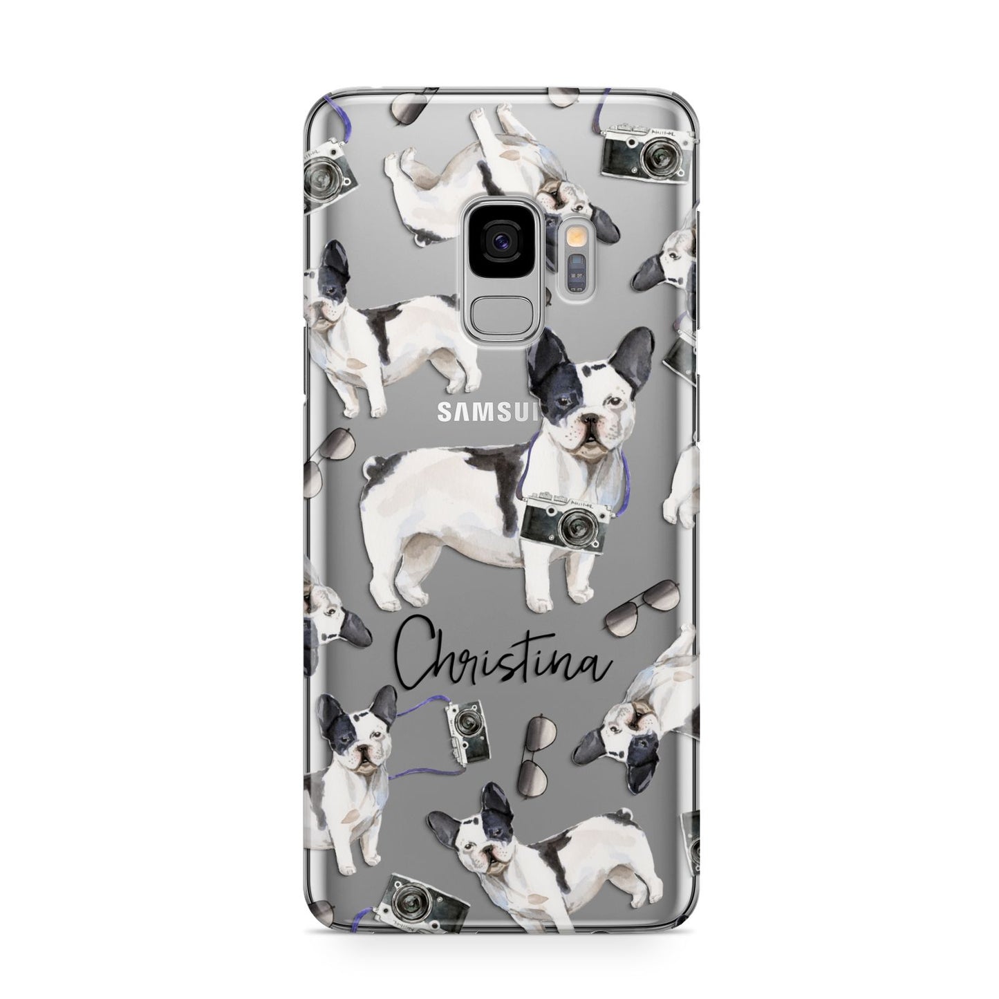 Personalised French Bulldog Samsung Galaxy S9 Case
