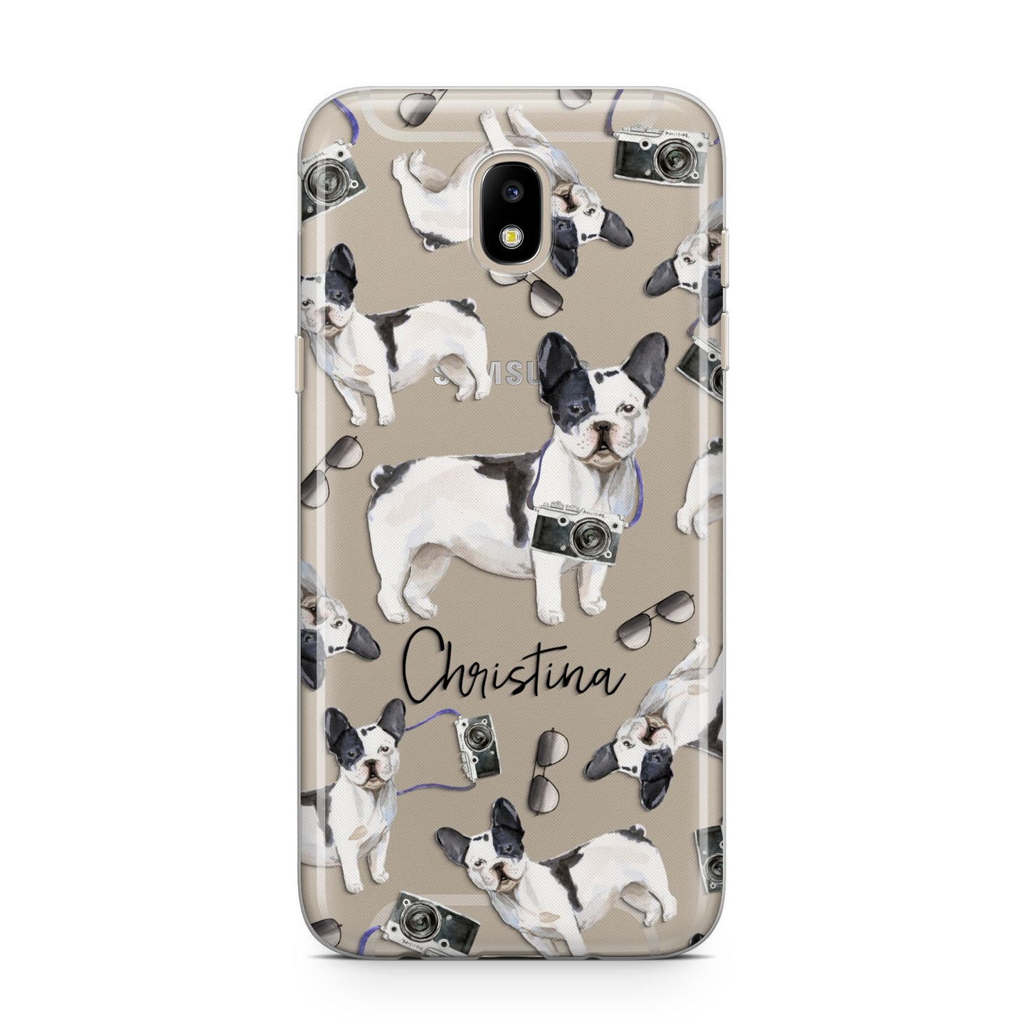 Personalised French Bulldog Samsung J5 2017 Case