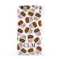 Personalised Fries Initials Clear Apple iPhone 6 3D Snap Case