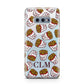 Personalised Fries Initials Clear Samsung Galaxy S10E Case