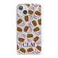 Personalised Fries Initials Clear iPhone 13 Clear Bumper Case