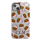Personalised Fries Initials Clear iPhone 13 Full Wrap 3D Tough Case