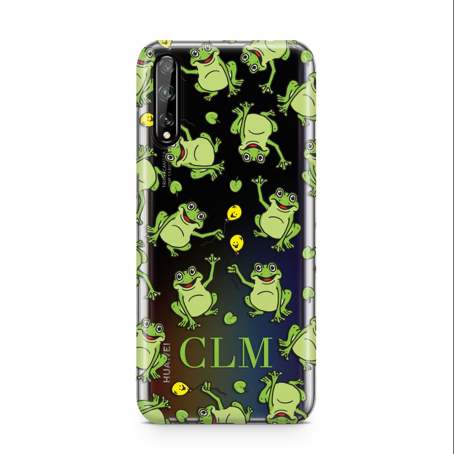 Personalised Frog Initials Huawei Enjoy 10s Phone Case