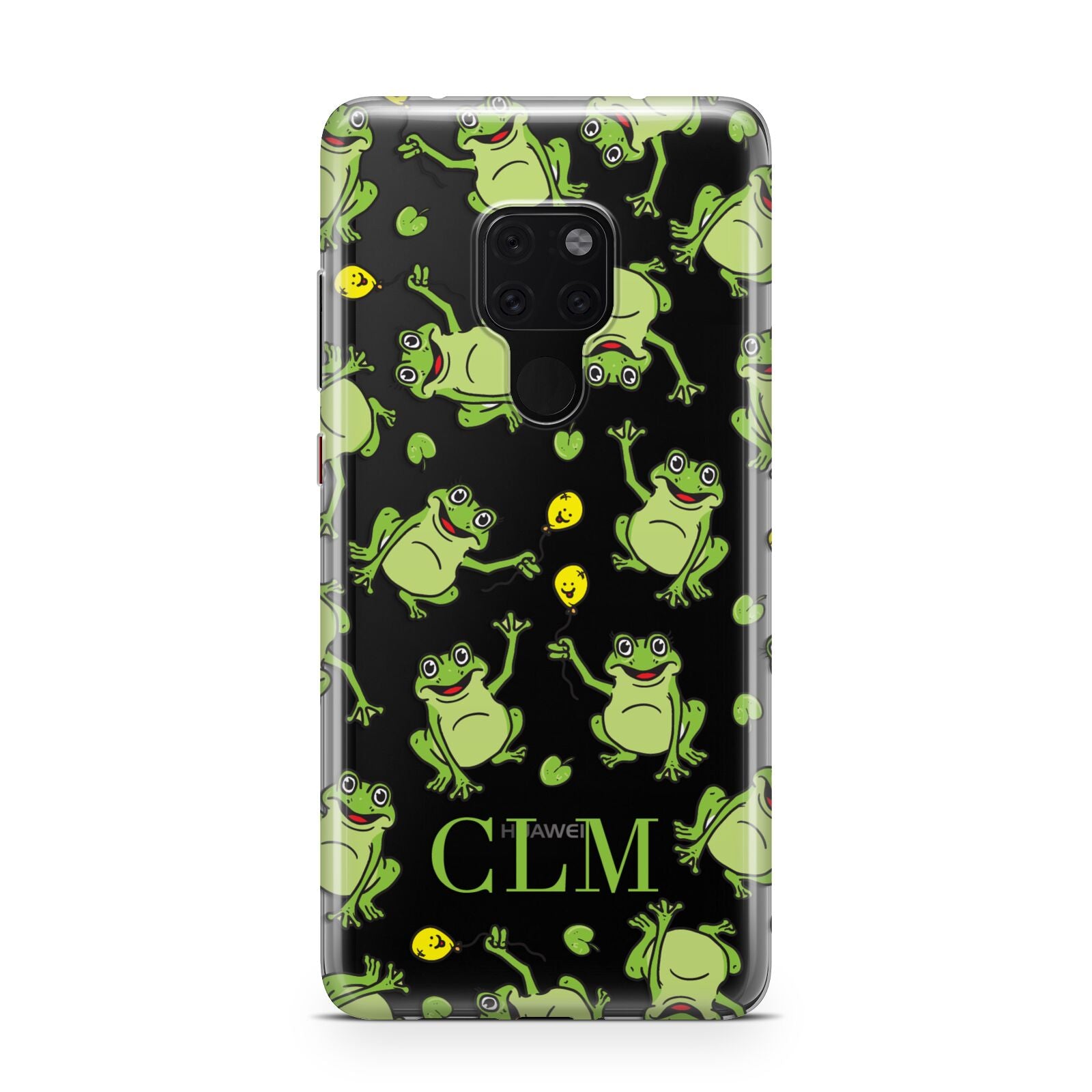 Personalised Frog Initials Huawei Mate 20 Phone Case