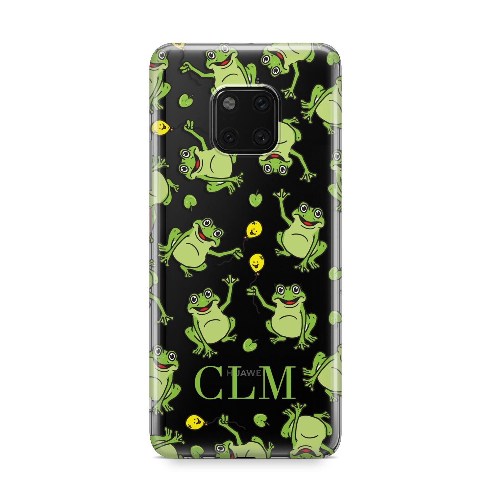 Personalised Frog Initials Huawei Mate 20 Pro Phone Case