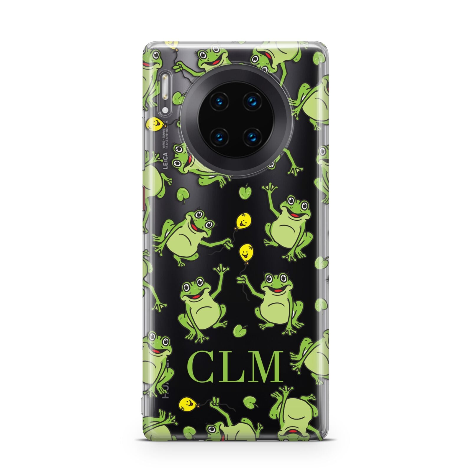 Personalised Frog Initials Huawei Mate 30 Pro Phone Case