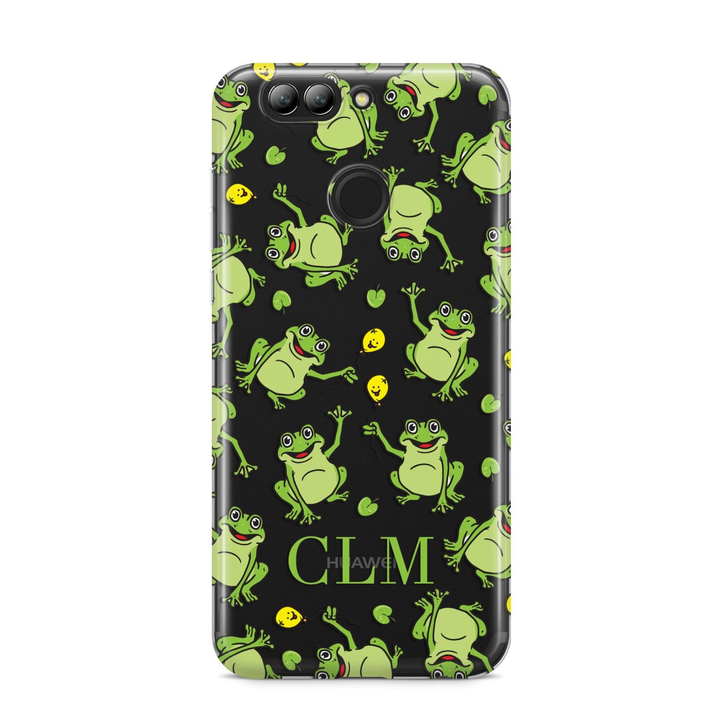 Personalised Frog Initials Huawei Nova 2s Phone Case