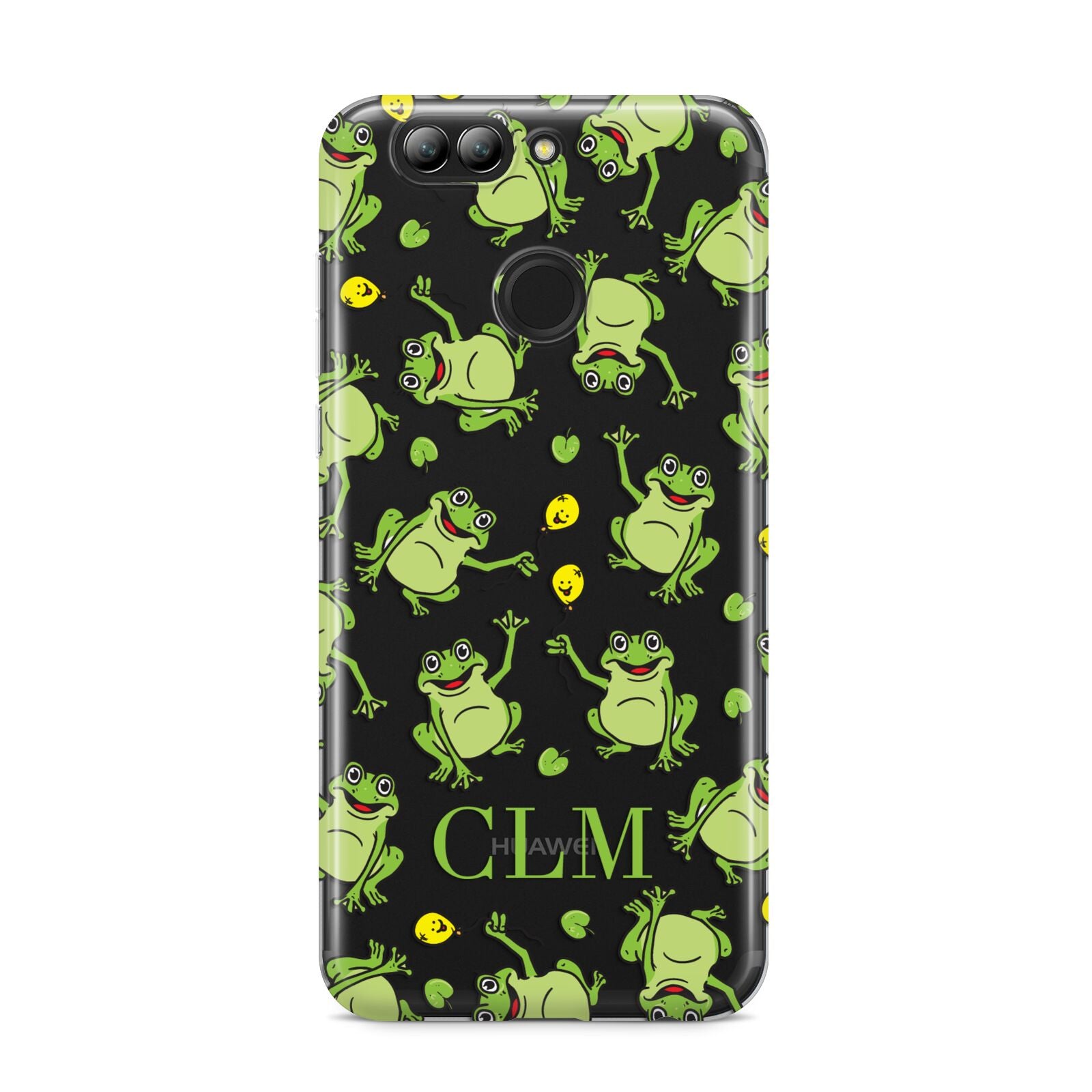 Personalised Frog Initials Huawei Nova 2s Phone Case