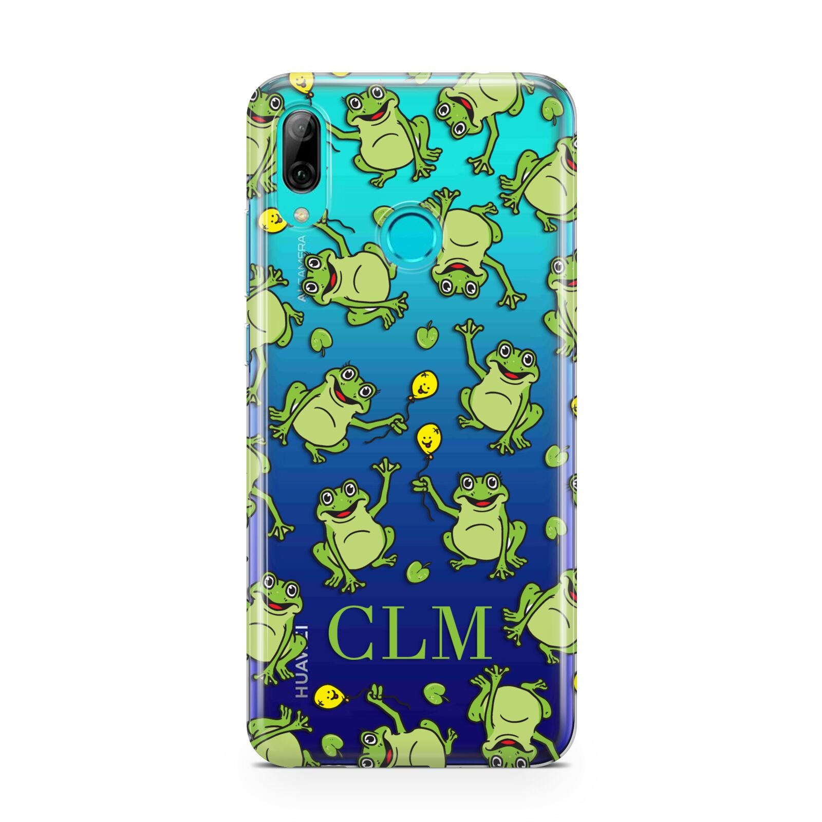 Personalised Frog Initials Huawei P Smart 2019 Case