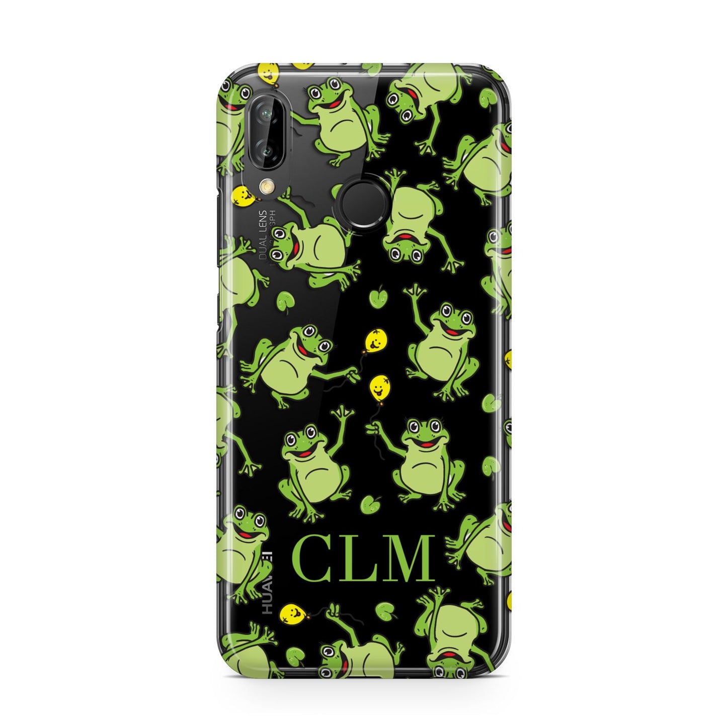 Personalised Frog Initials Huawei P20 Lite Phone Case