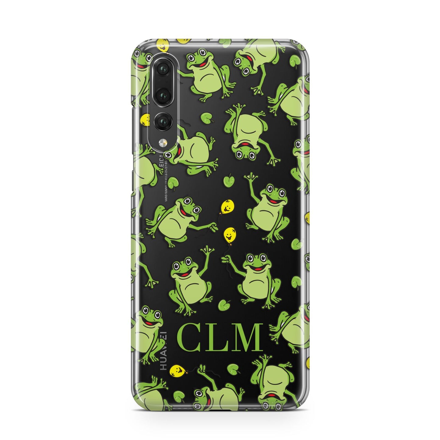 Personalised Frog Initials Huawei P20 Pro Phone Case