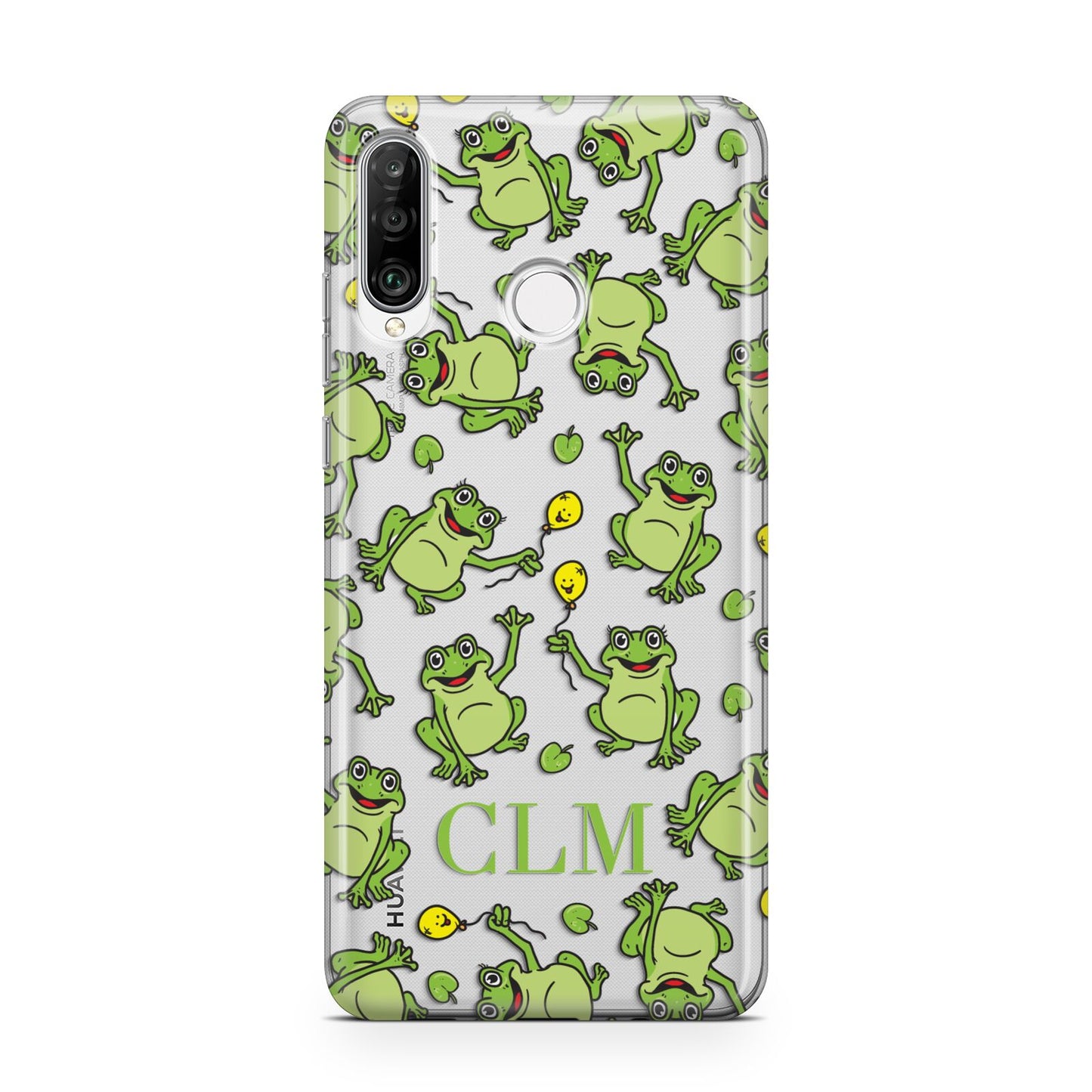 Personalised Frog Initials Huawei P30 Lite Phone Case