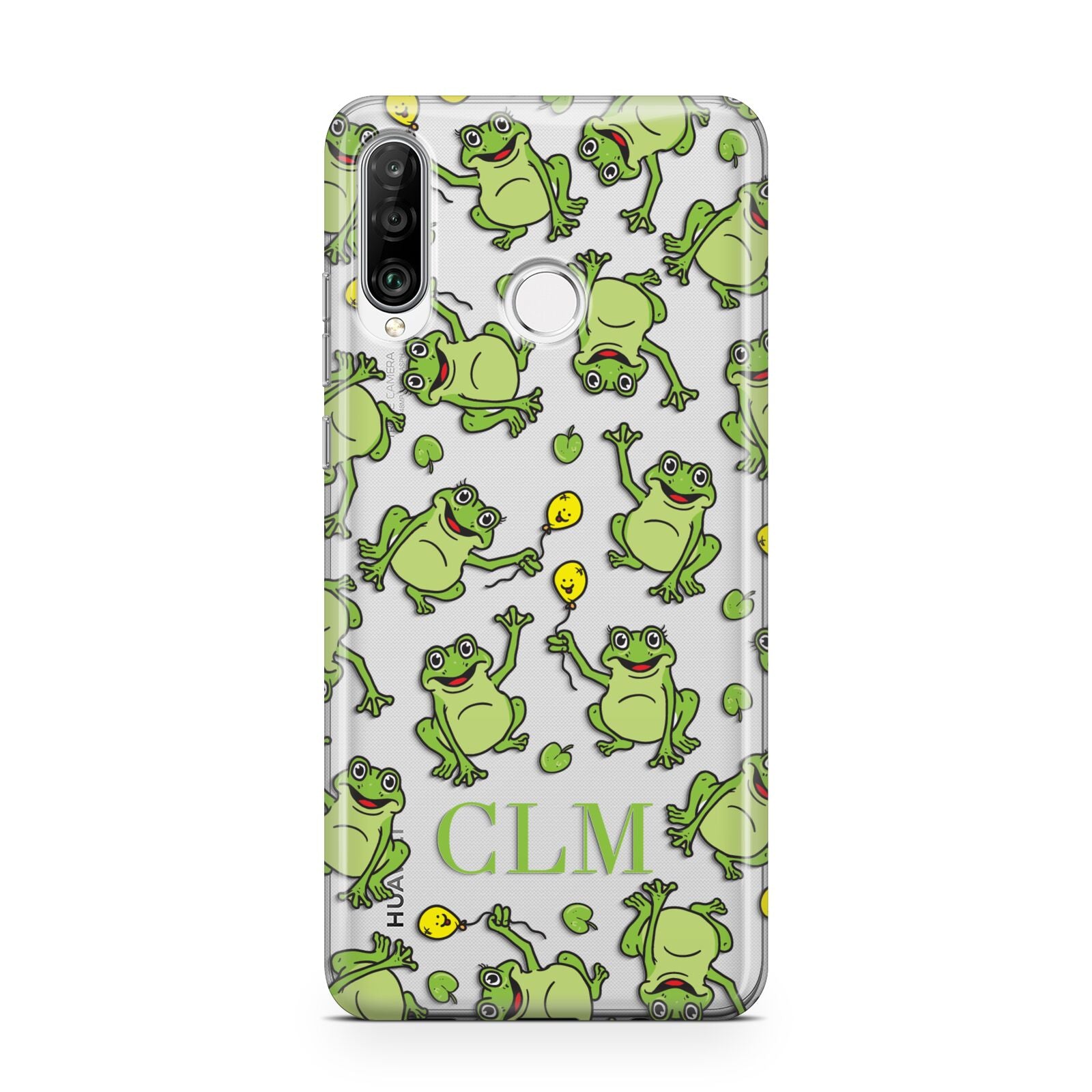 Personalised Frog Initials Huawei P30 Lite Phone Case