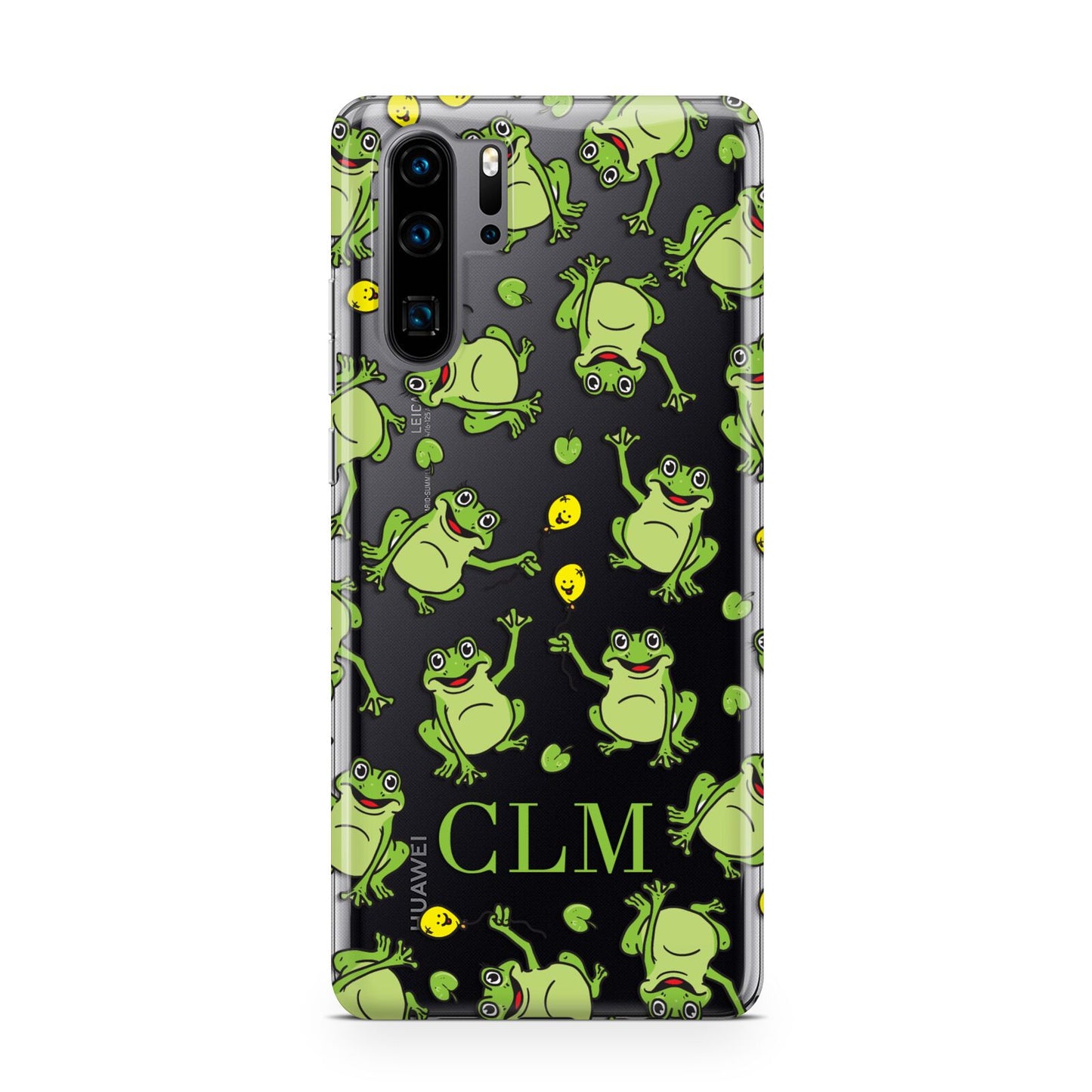 Personalised Frog Initials Huawei P30 Pro Phone Case