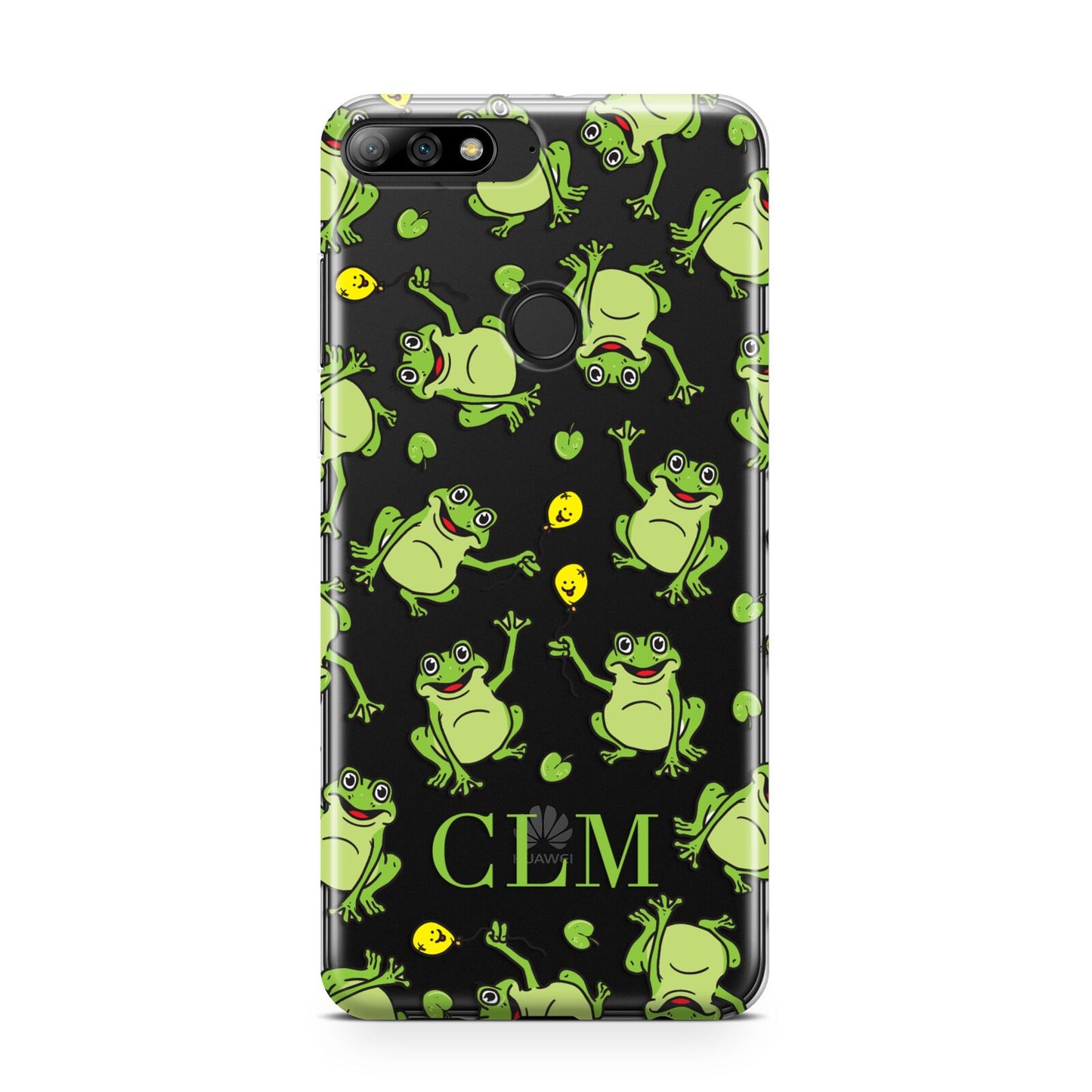Personalised Frog Initials Huawei Y7 2018