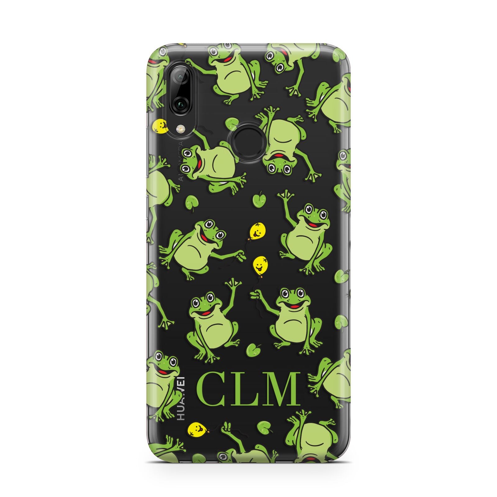 Personalised Frog Initials Huawei Y7 2019