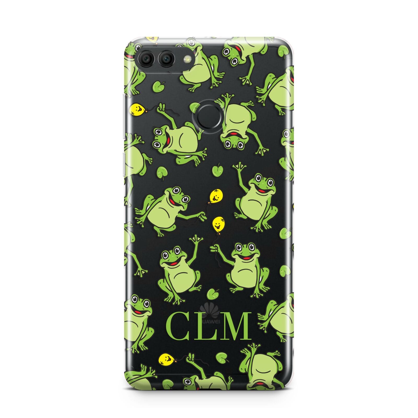 Personalised Frog Initials Huawei Y9 2018