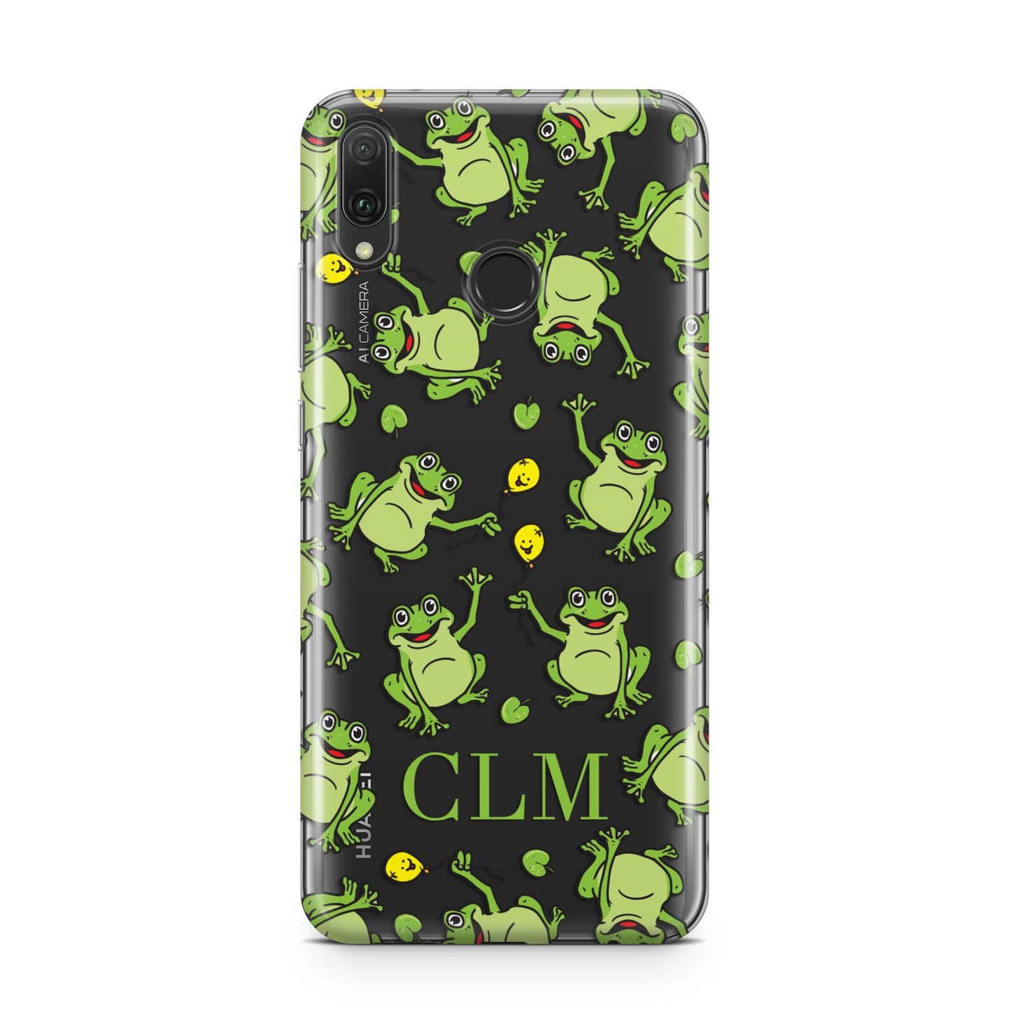 Personalised Frog Initials Huawei Y9 2019