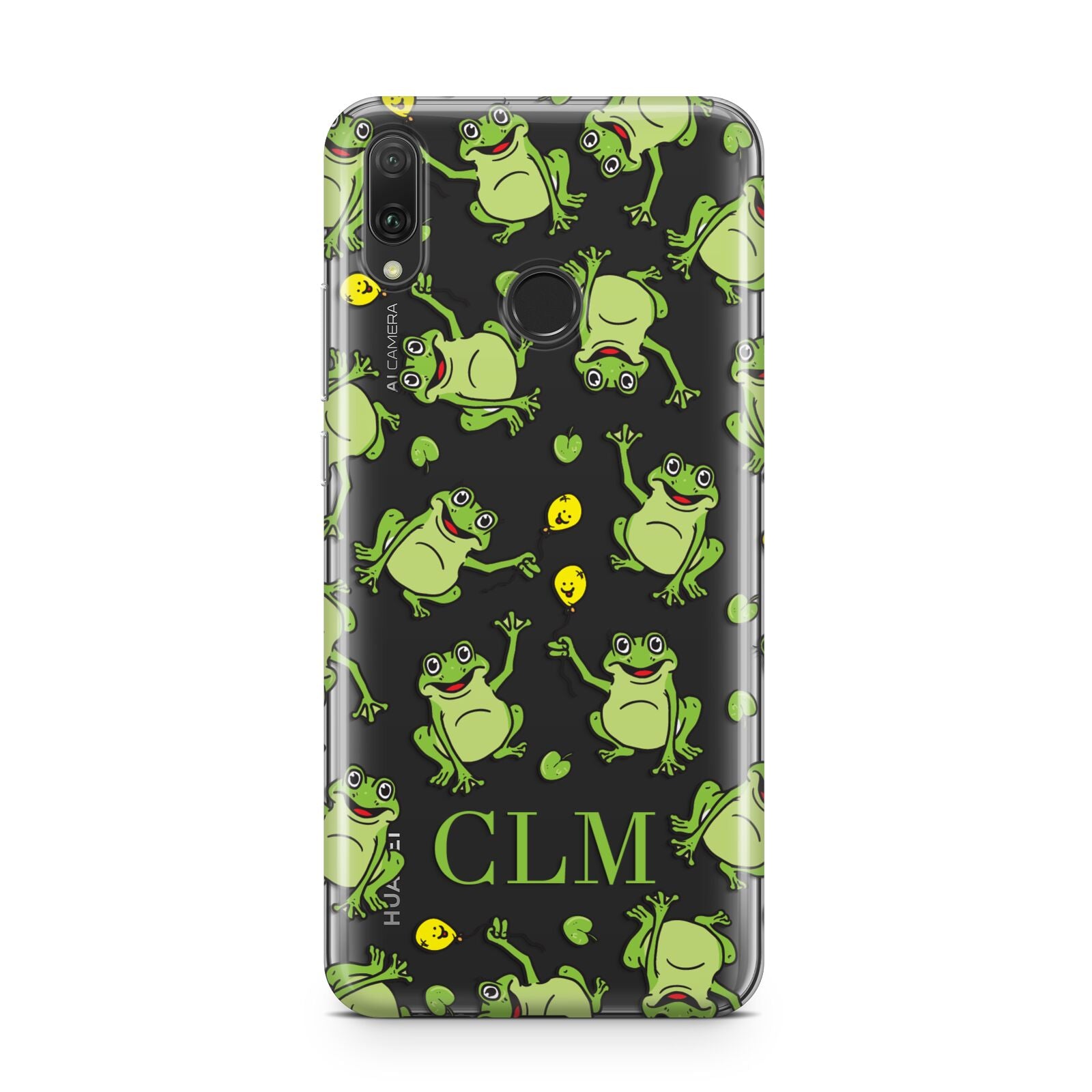 Personalised Frog Initials Huawei Y9 2019