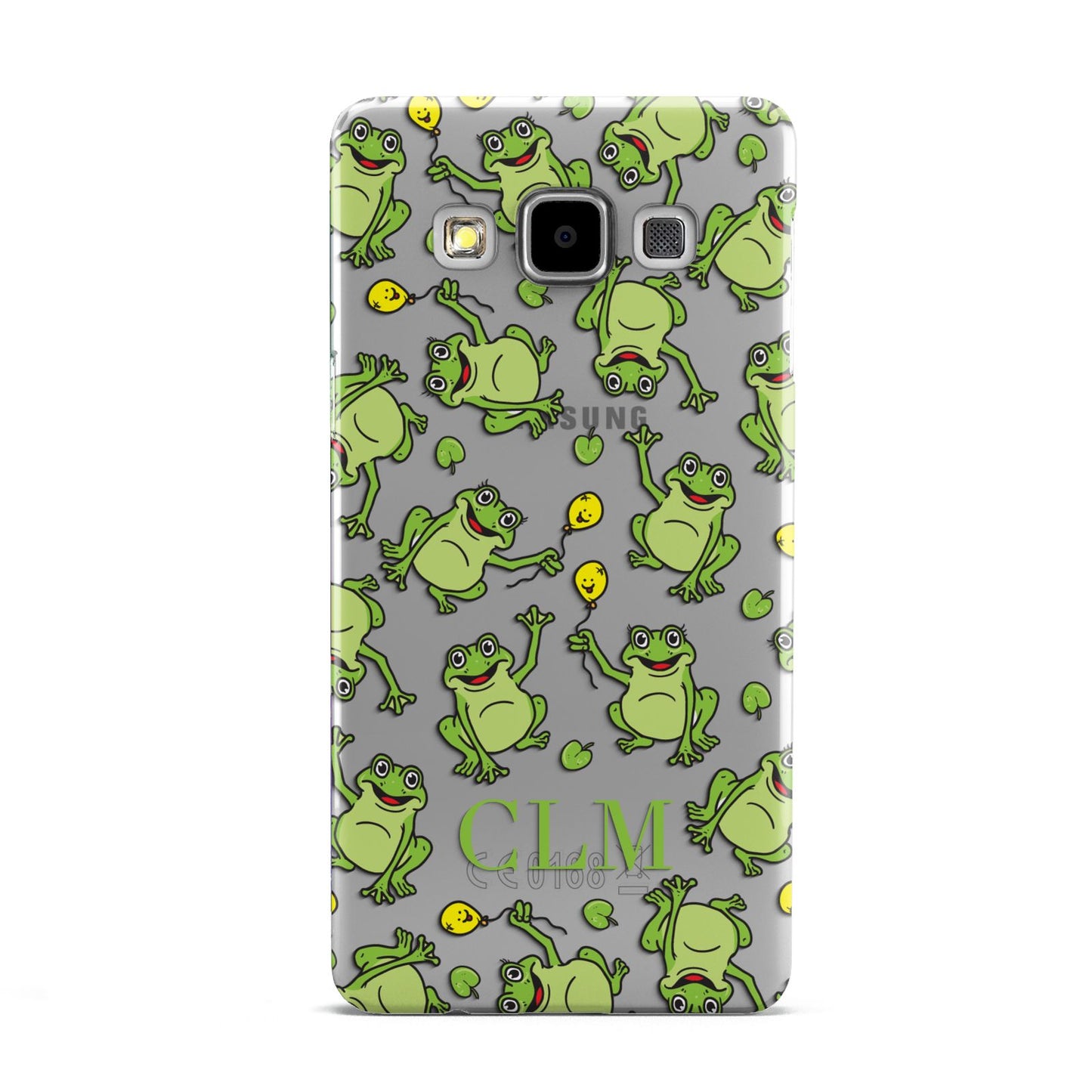 Personalised Frog Initials Samsung Galaxy A5 Case