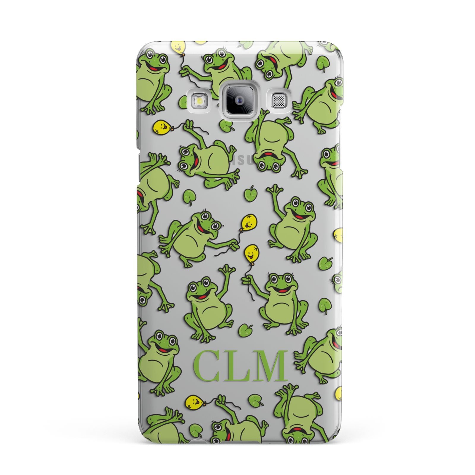 Personalised Frog Initials Samsung Galaxy A7 2015 Case